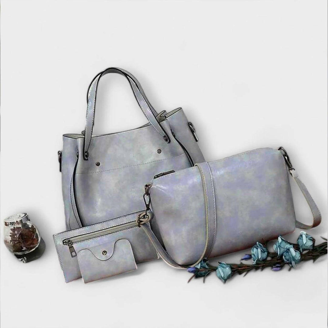 Rachel™ – 4-Piece Vintage Bag Set for Timeless Elegance