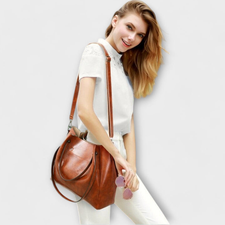 Rachel™ – 4-Piece Vintage Bag Set for Timeless Elegance