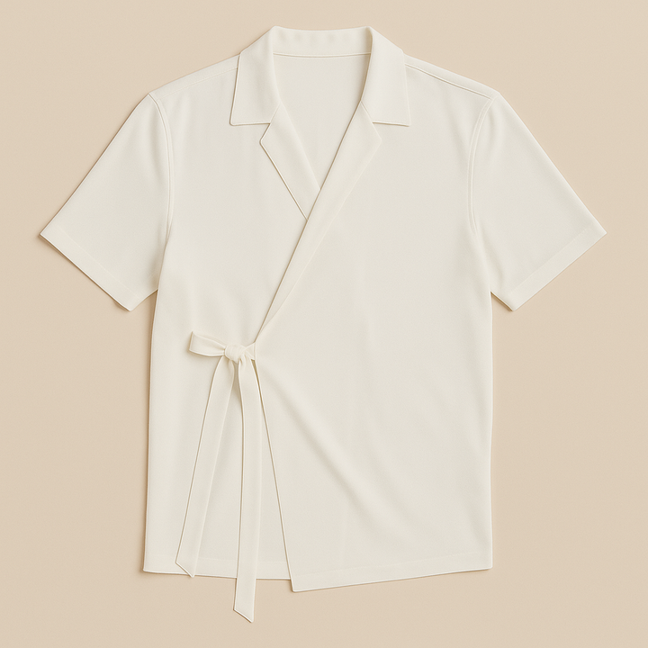 Vittorio Short Sleeve Wrap Shirt