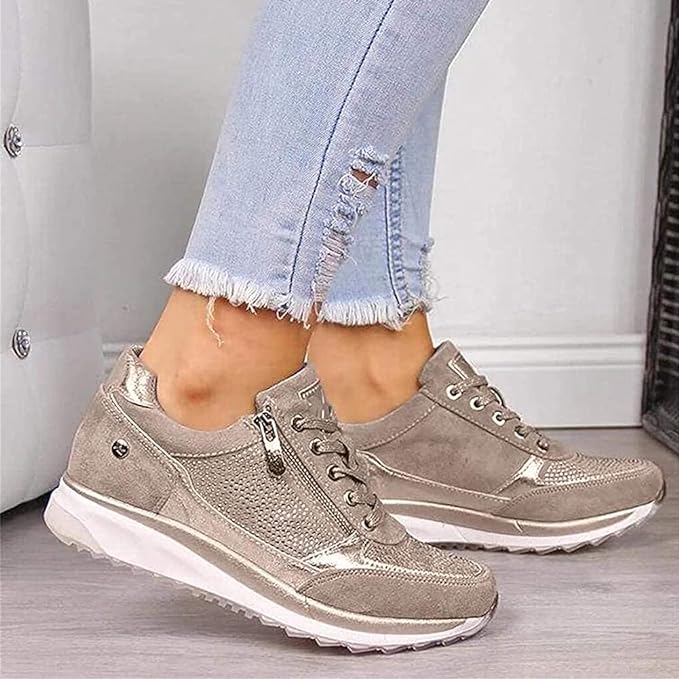 Alia™ – Zip Sneakers for Effortless Everyday Style
