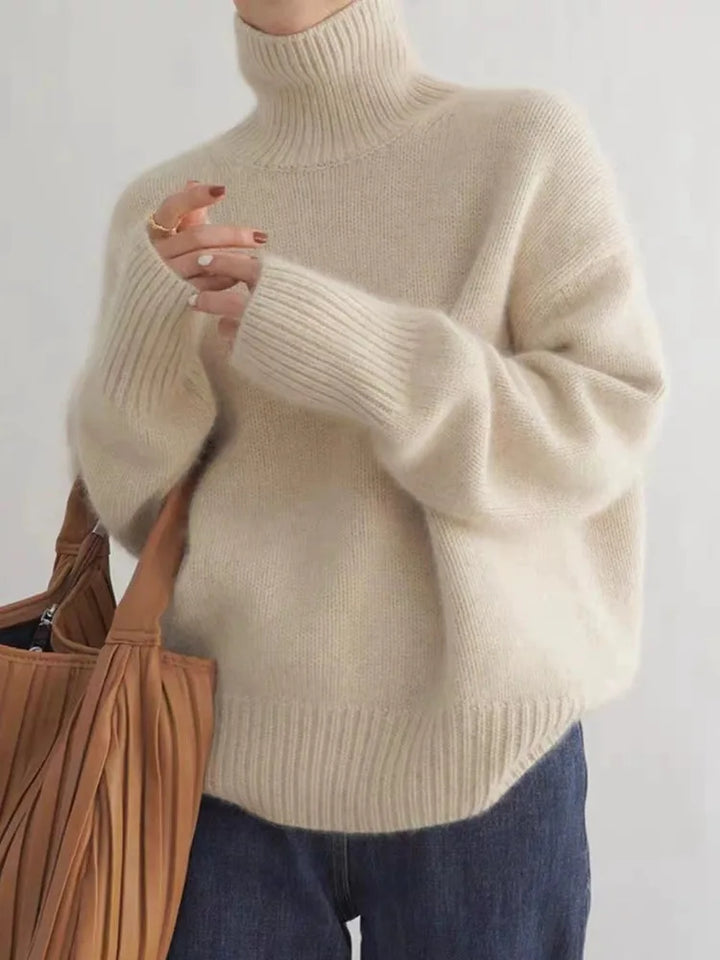 Alexa™ – High-Neck Sweater for Effortless Elegance