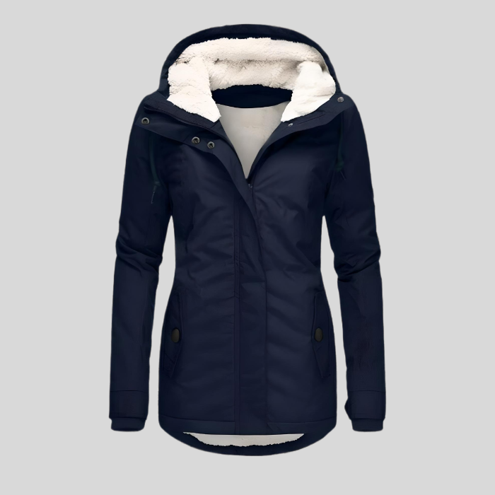 Wrenley™ – Waterproof Long Jacket with Hood and Lining
