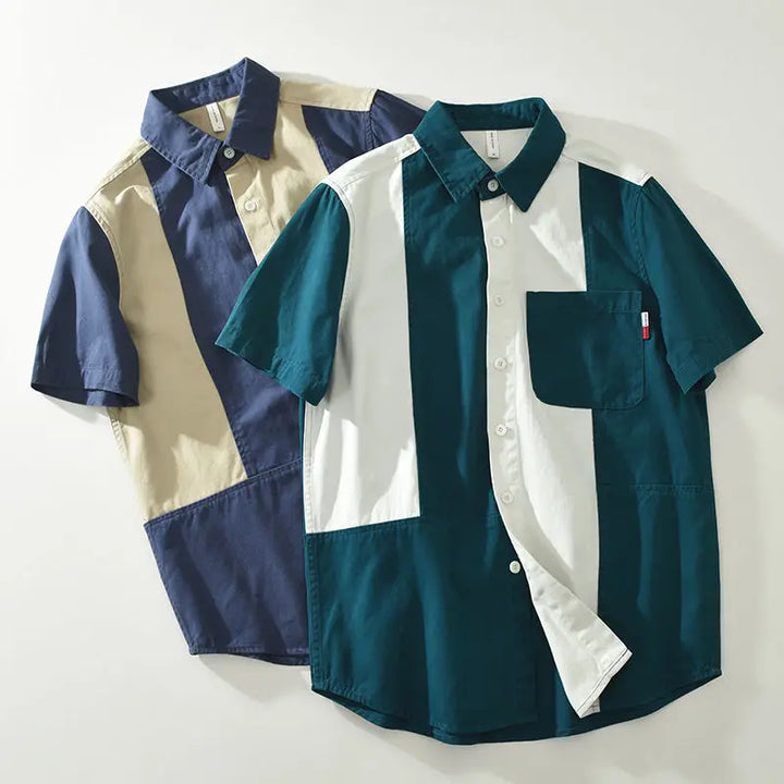 Larkspur Panel Pop Short Sleeve