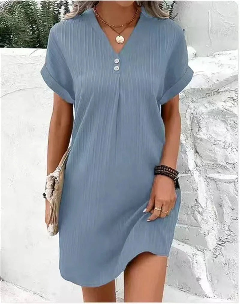 Bethany | Classic V-Collar Dress