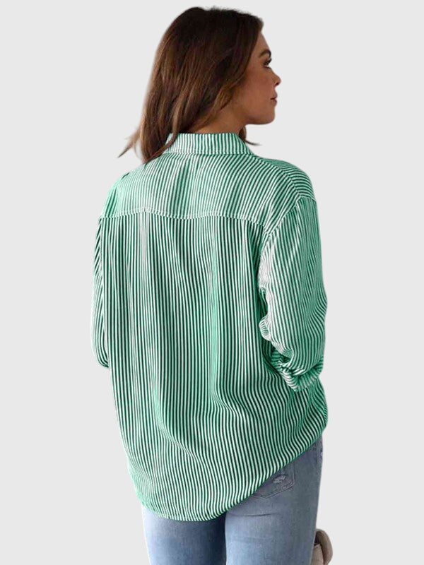 Victoria | Collared Shirt with Neck Detail