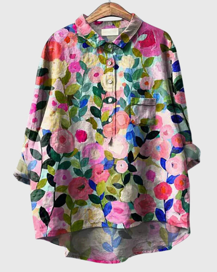 Victoria | Blossom Pattern Blouse