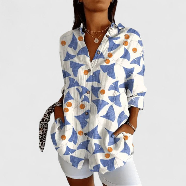 CIDEEMA | Graceful Floral Top