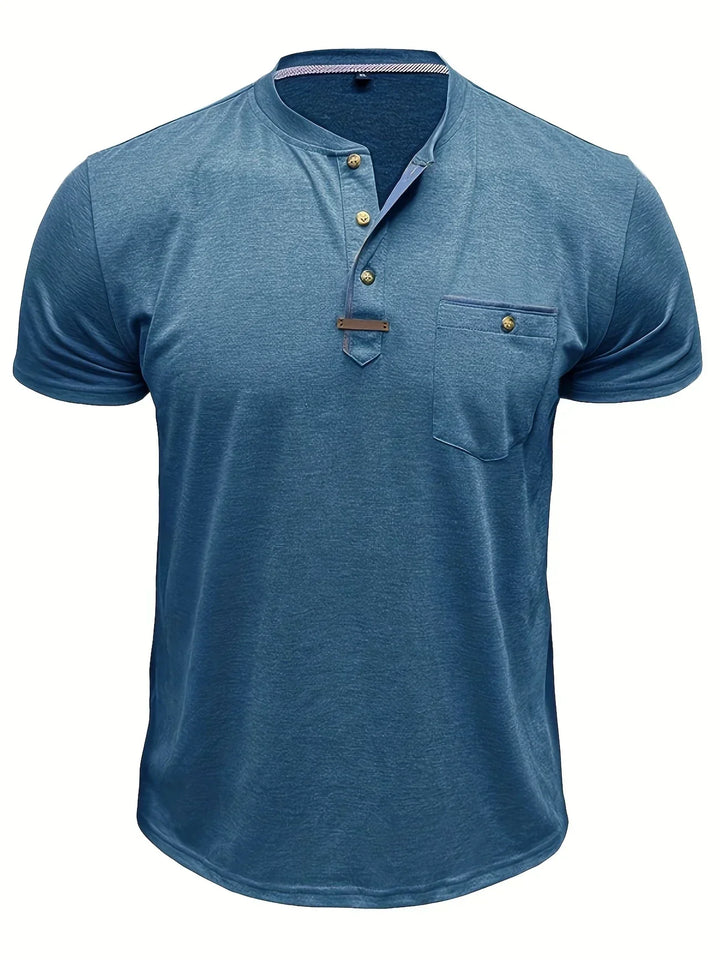 Slade | Classic Round Neck Pocket Shirt