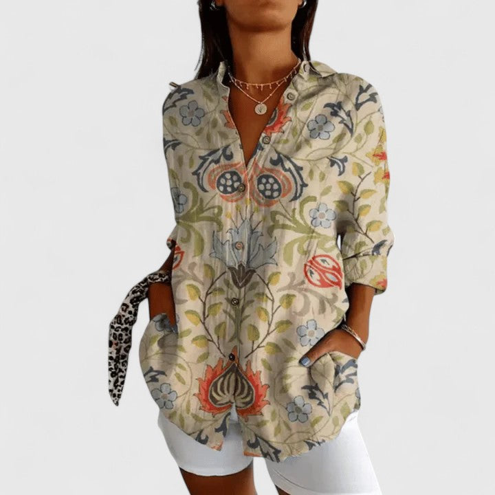 CIDEEMA | Graceful Floral Top