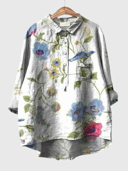 Victoria | Blossom Pattern Blouse