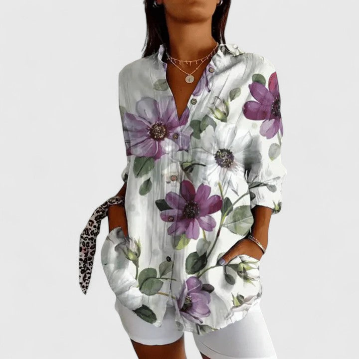 CIDEEMA | Graceful Floral Top