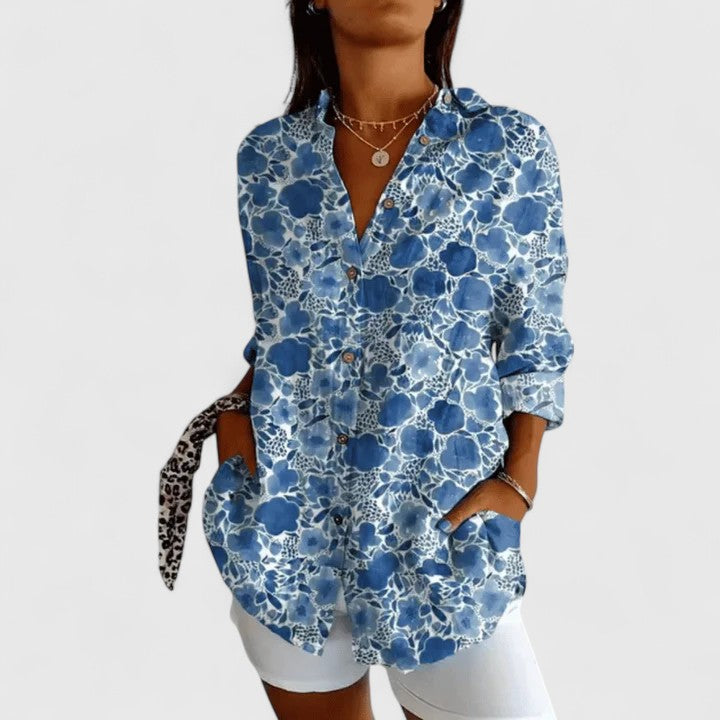 CIDEEMA | Graceful Floral Top