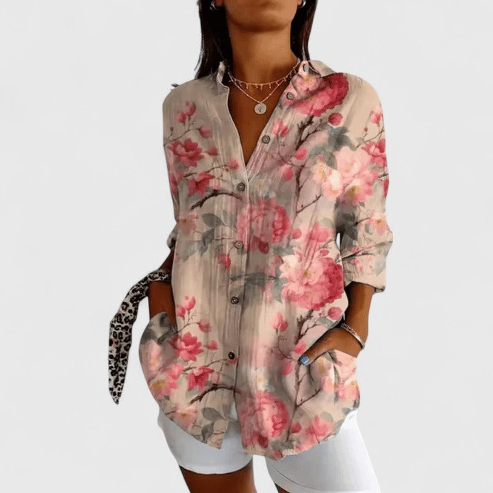 CIDEEMA | Graceful Floral Top