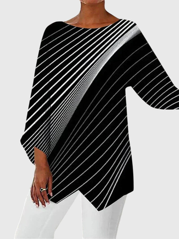 Victoria | Chic Crew Neck Blouse