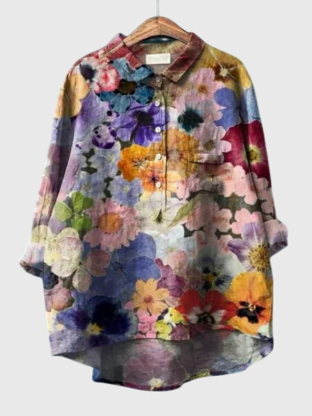 Victoria | Blossom Pattern Blouse