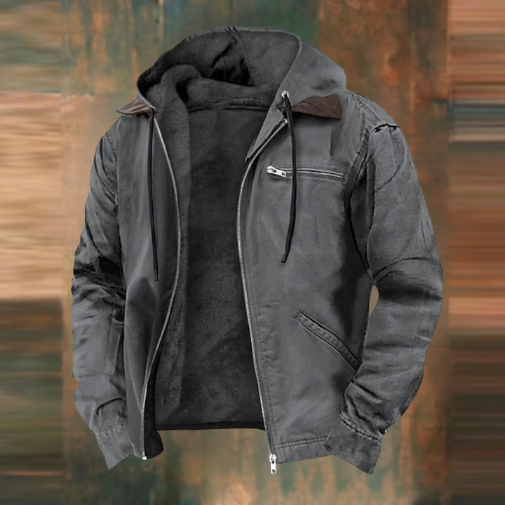 Hayes™ – Zipper Hooded Jacket for Everyday Comfort