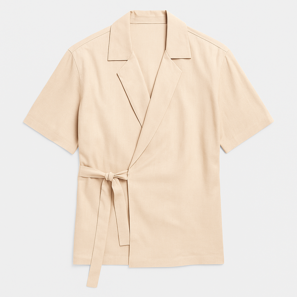 Vittorio Short Sleeve Wrap Shirt