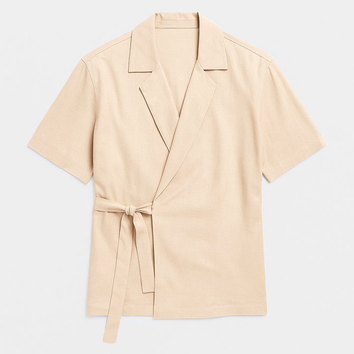 Vittorio Short Sleeve Wrap Shirt