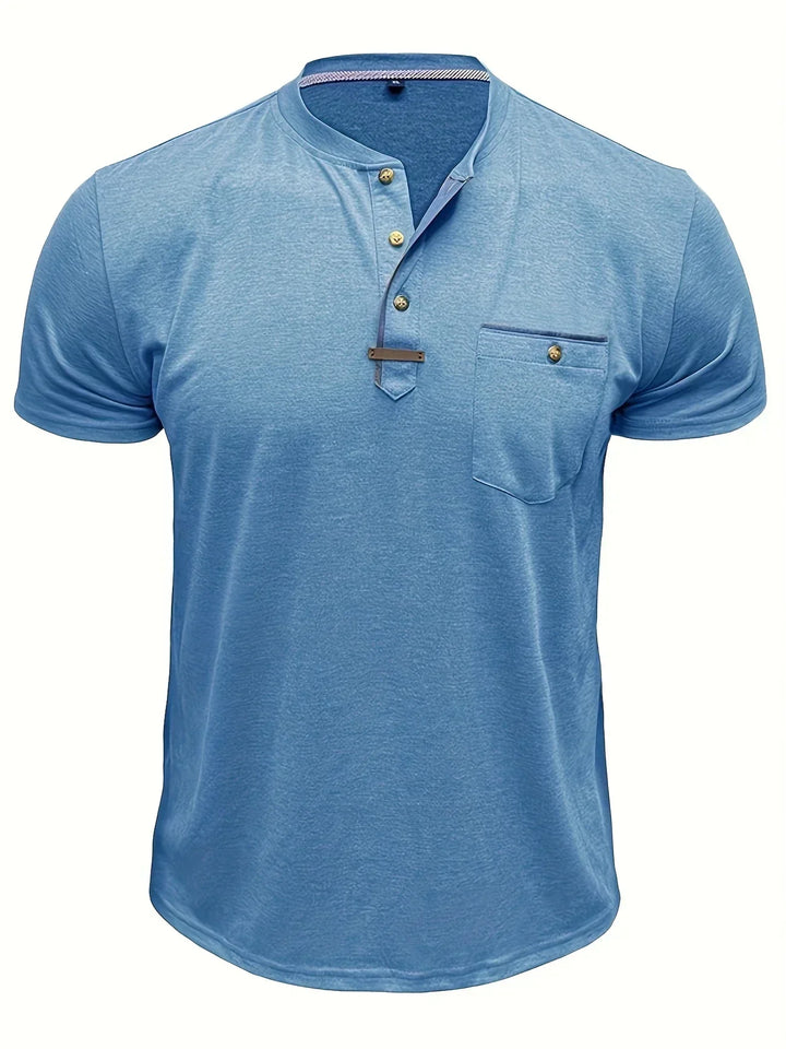 Slade | Classic Round Neck Pocket Shirt