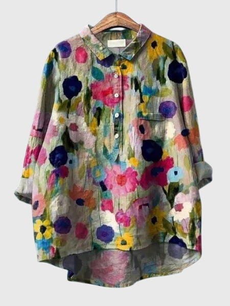 Victoria | Blossom Pattern Blouse