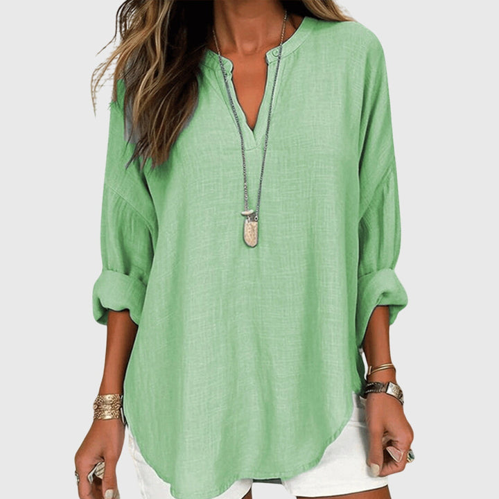 Victoria | Elegant Flowing Beach Shirt