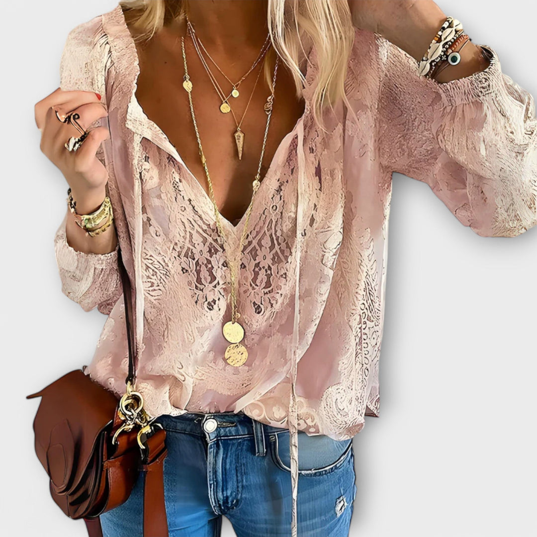 CIDEEMA | Elegant Brunetta Blouse