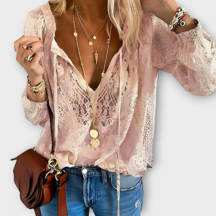 CIDEEMA | Elegant Brunetta Blouse