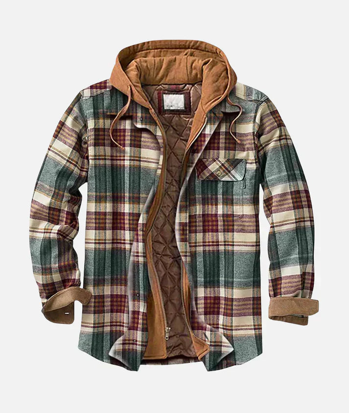 Rhys™ – Bold Patchwork Plaid Jacket for Effortless Urban Cool