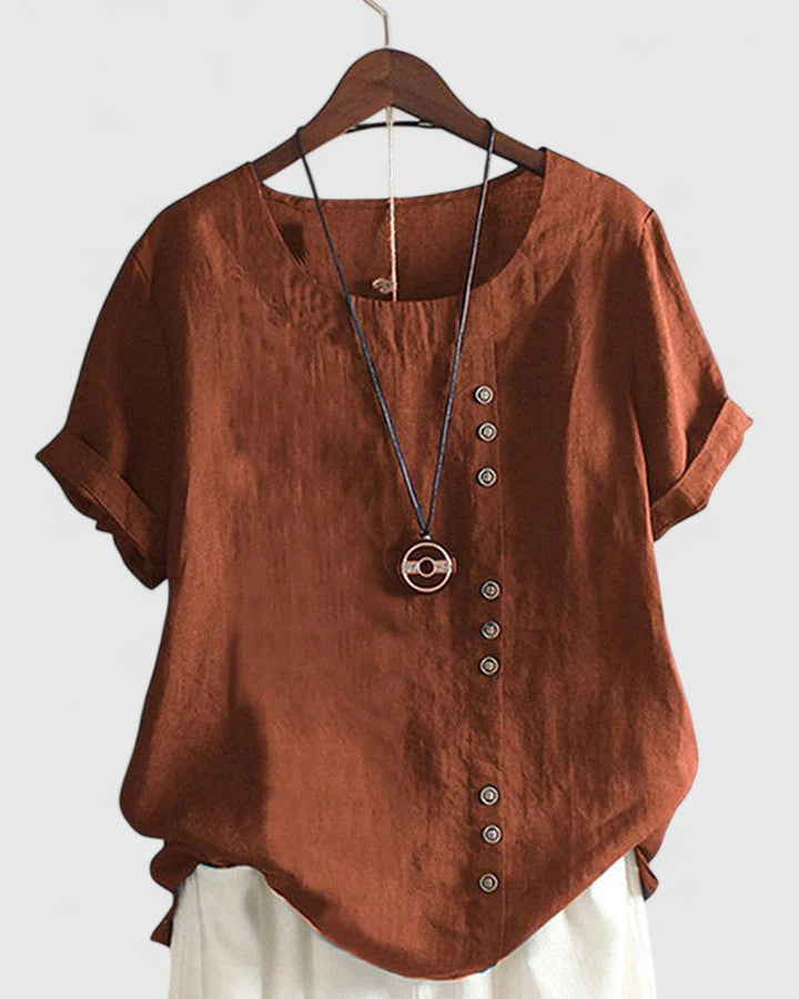Victoria | Cozy Short Sleeve Top