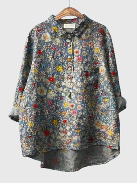Victoria | Blossom Pattern Blouse