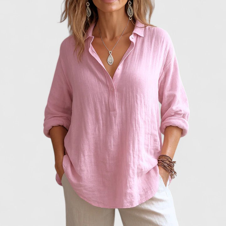 Victoria | Relaxed Linen Top for Ultimate Comfort
