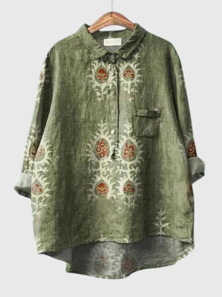 Victoria | Blossom Pattern Blouse