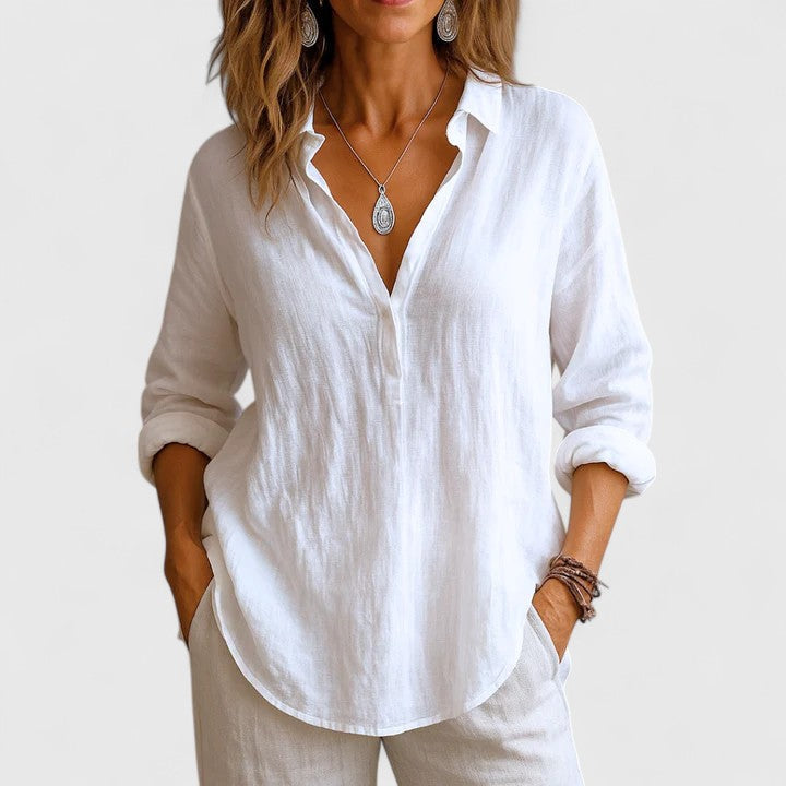 Victoria | Relaxed Linen Top for Ultimate Comfort