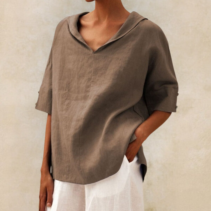 Zayna | Relaxed Fit Casual Blouse