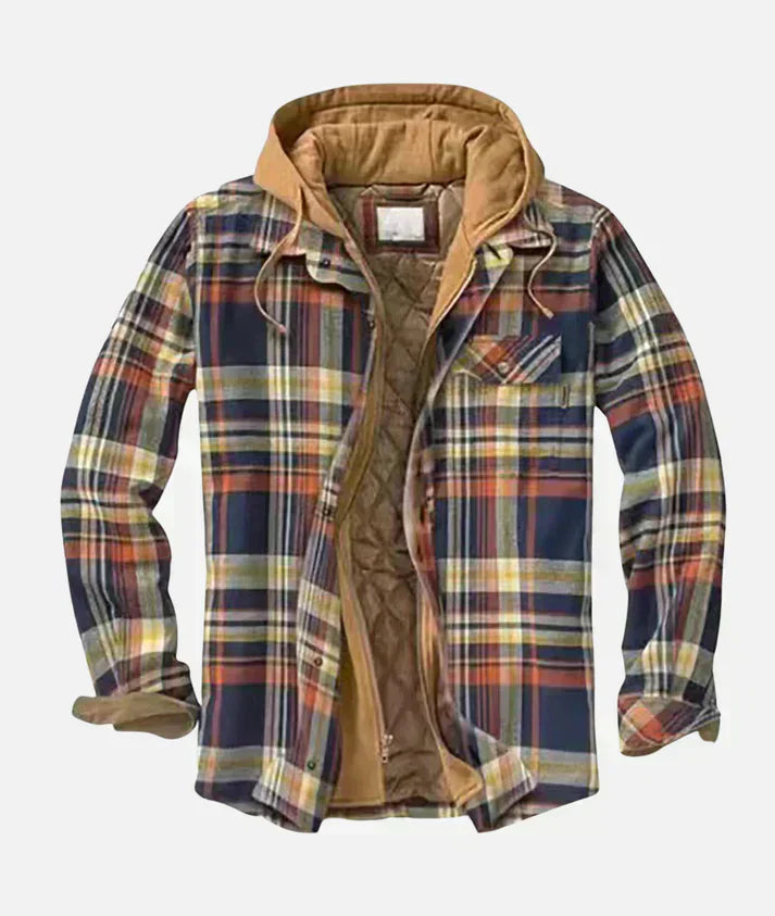 Rhys™ – Bold Patchwork Plaid Jacket for Effortless Urban Cool