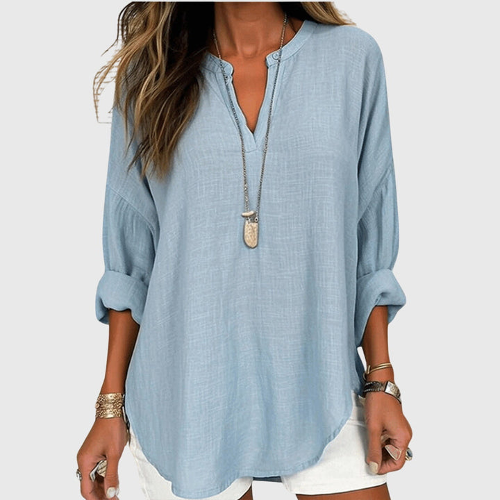 Victoria | Elegant Flowing Beach Shirt