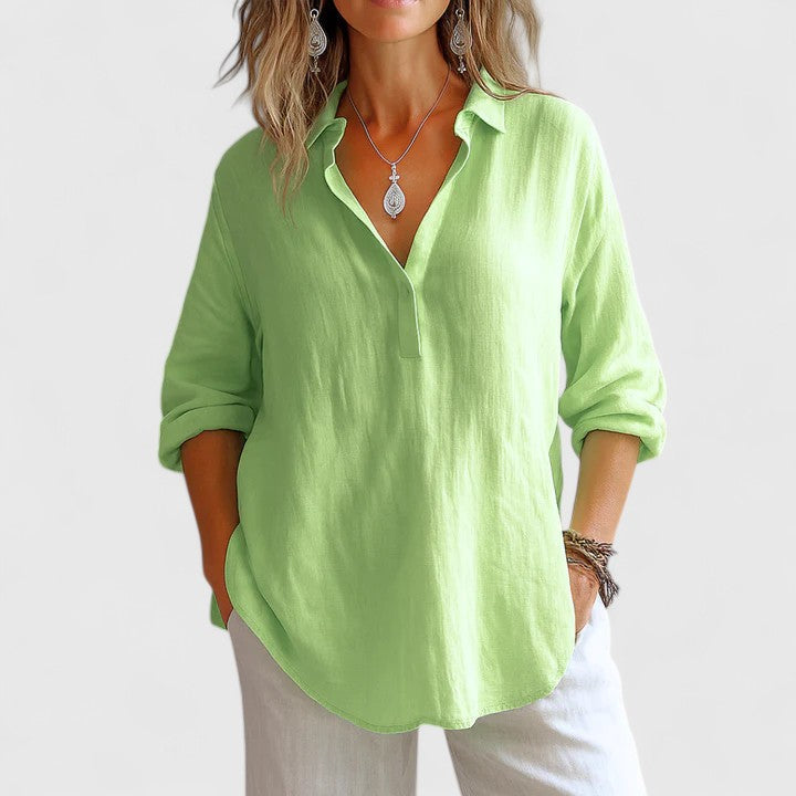 Victoria | Relaxed Linen Top for Ultimate Comfort