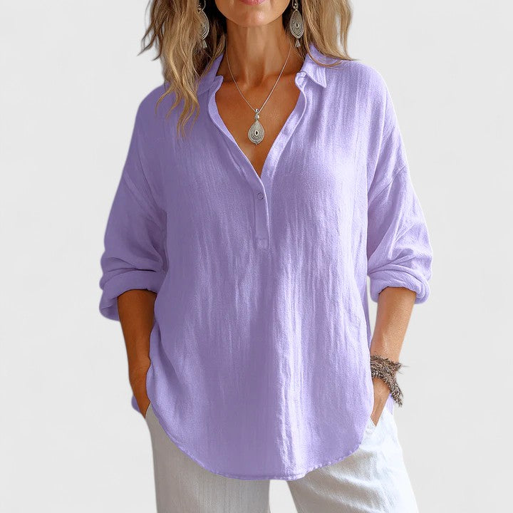 Victoria | Relaxed Linen Top for Ultimate Comfort
