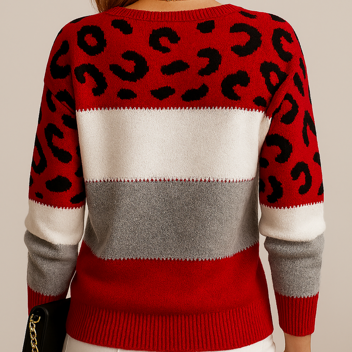 Maison Valmont | Leopard Sweater Elegance