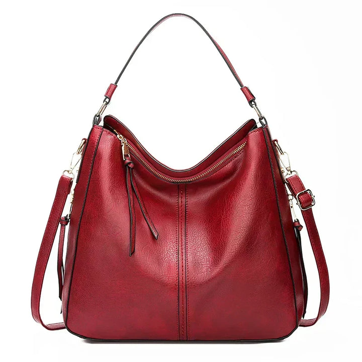 Charlotte™ | Elegant and Spacious Everyday Bag in Classic Black
