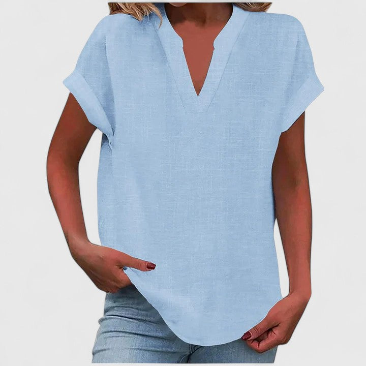 Victoria | Cozy V-Neck Top