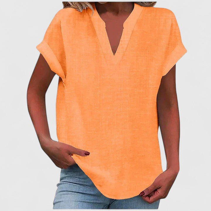 Victoria | Cozy V-Neck Top