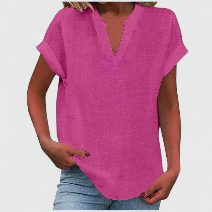 Victoria | Cozy V-Neck Top