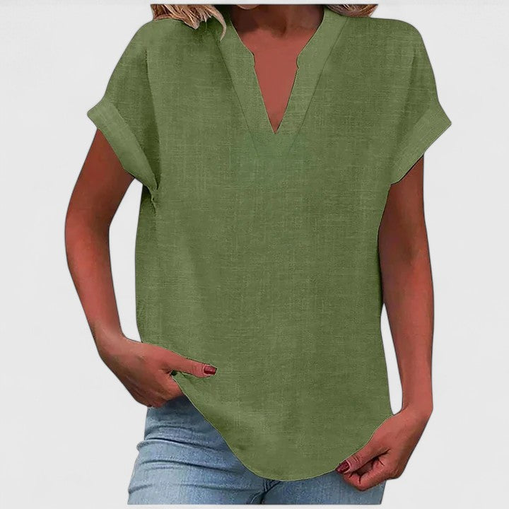 Victoria | Cozy V-Neck Top
