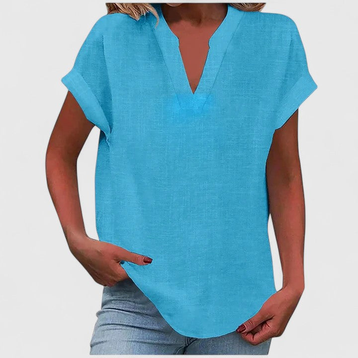Victoria | Cozy V-Neck Top
