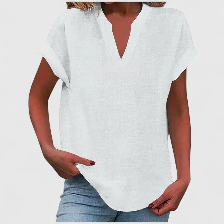 Victoria | Cozy V-Neck Top