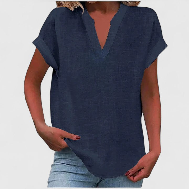 Victoria | Cozy V-Neck Top