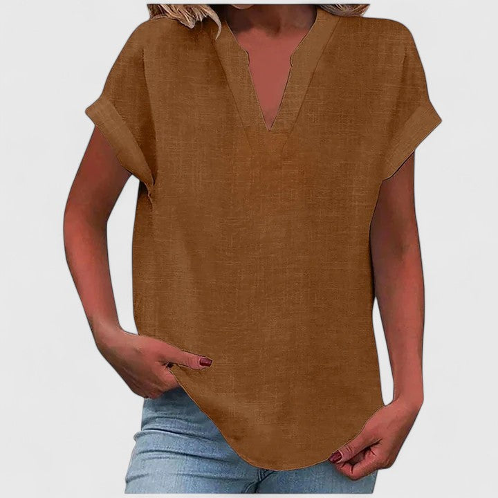Victoria | Cozy V-Neck Top