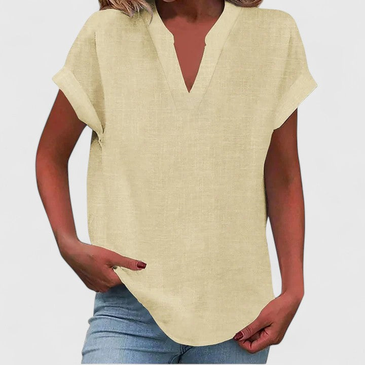 Victoria | Cozy V-Neck Top