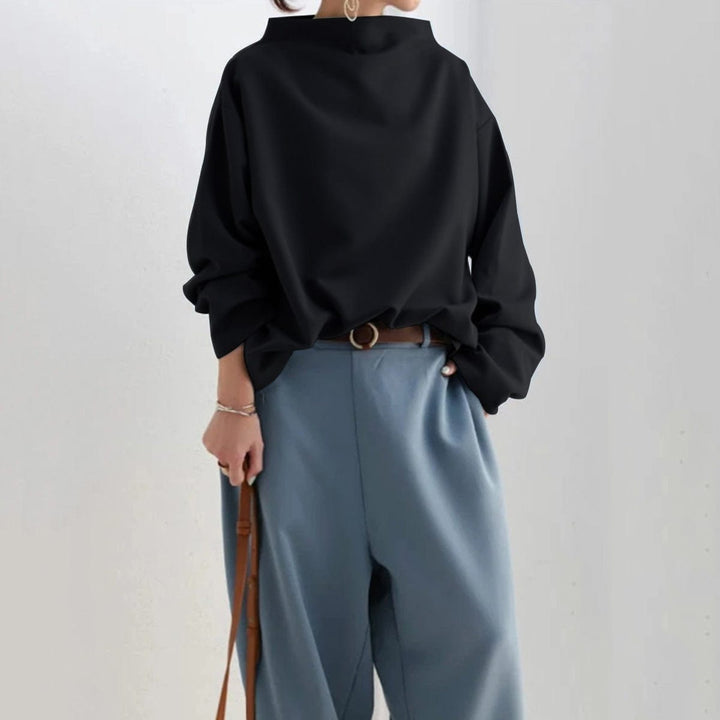Victoria | Sleek High Neck Blouse